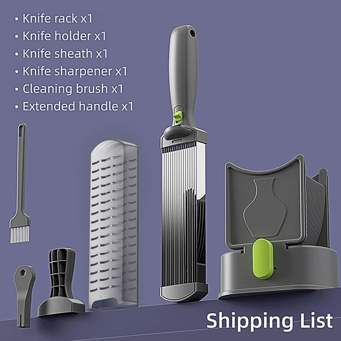Meat Slicer Cutter with Adjustable Thickness ABS Steel
