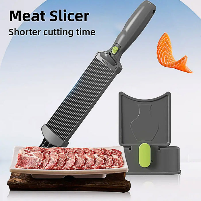 Meat Slicer Cutter with Adjustable Thickness ABS Steel