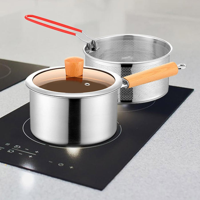 304 Stainless Steel Fryer, Multi-Function Pot