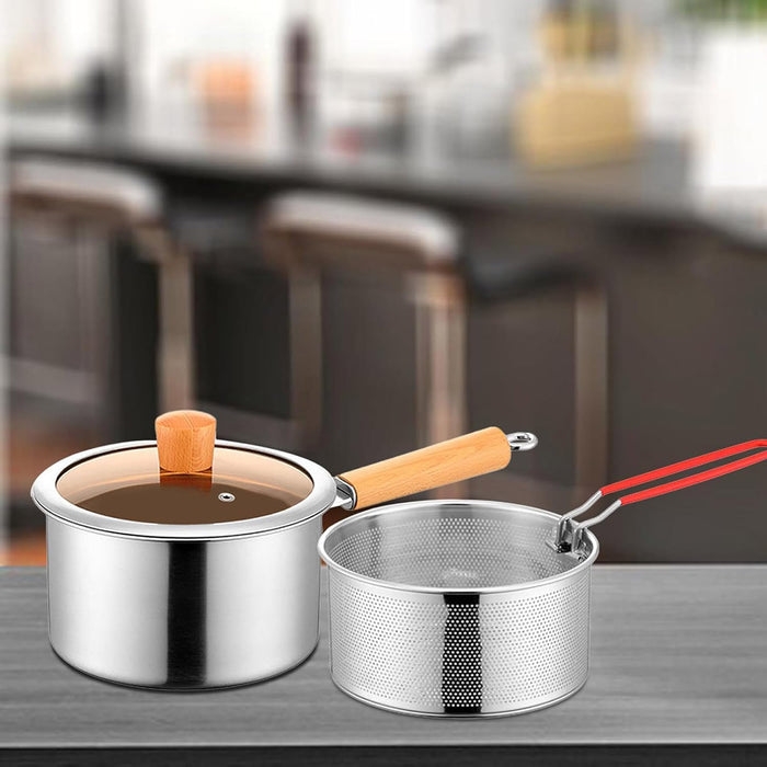 304 Stainless Steel Fryer, Multi-Function Pot