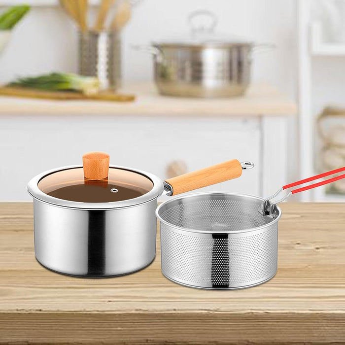 304 Stainless Steel Fryer, Multi-Function Pot