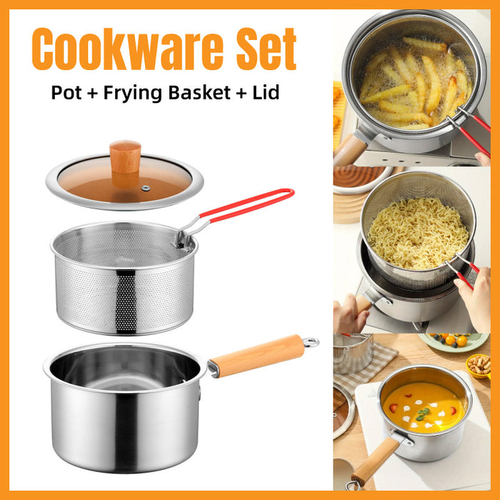 304 Stainless Steel Fryer, Multi-Function Pot