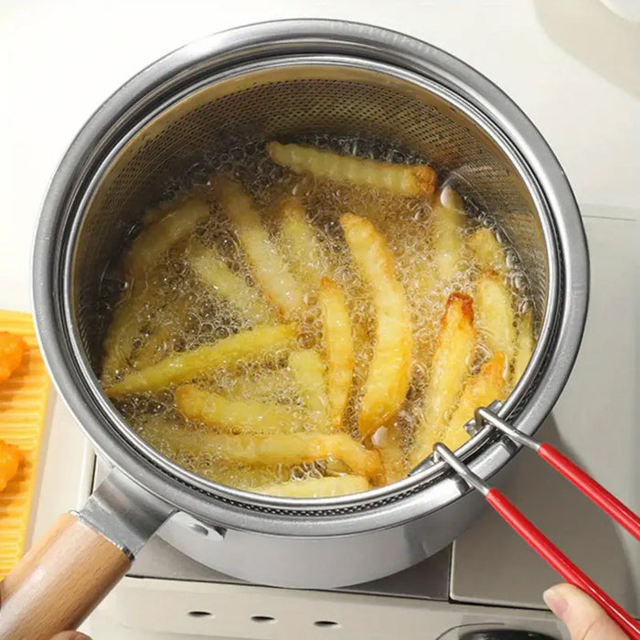 304 Stainless Steel Fryer, Multi-Function Pot
