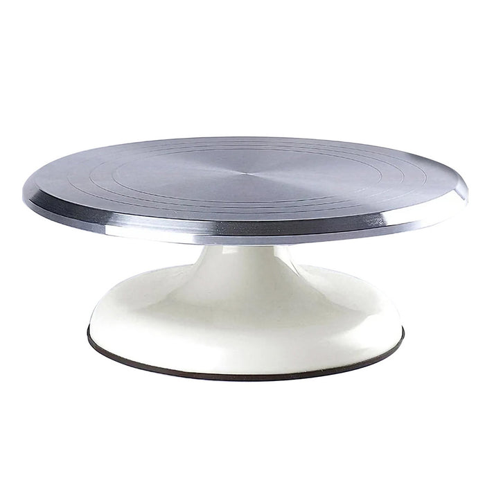 Cake Turntable 10 Inch Aluminum Alloy Top with Stable Base