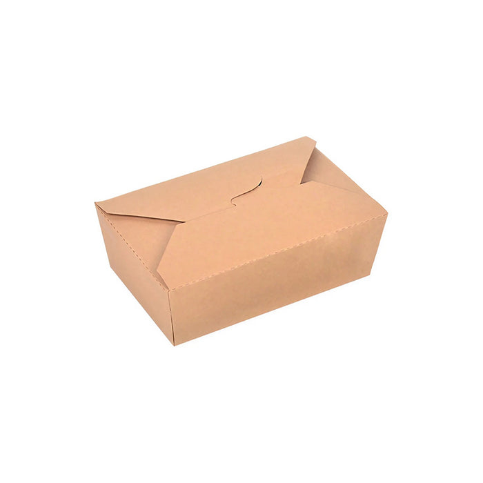 200 Pcs Kraft Paper Lunch Boxes 11 Styles Disposable Takeaway Food Containers