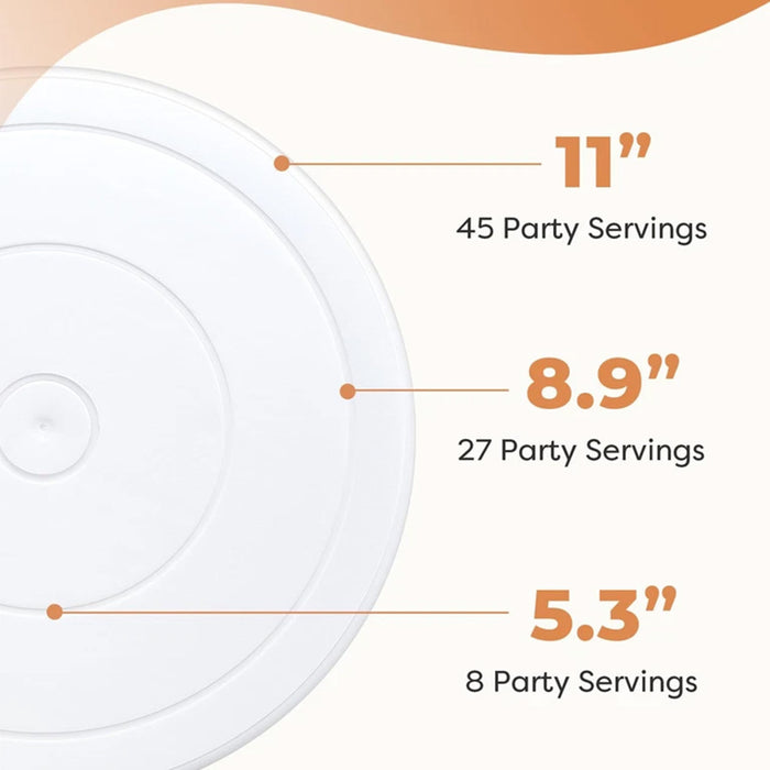Cake Turntable 10.8 Inch with Silicone Base 360 Rotation