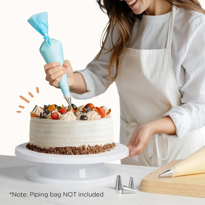 Cake Turntable 10.8 Inch with Silicone Base 360 Rotation