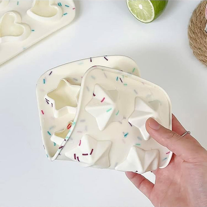 Silicone Ice Cream Mold Five Star Shape Food Grade Design