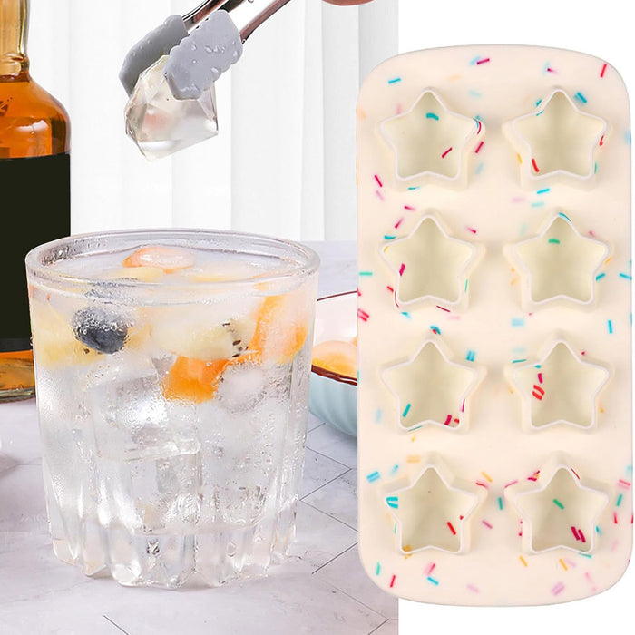 Silicone Ice Cream Mold Five Star Shape Food Grade Design