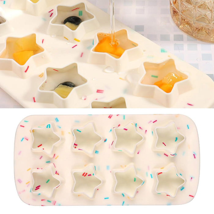 Silicone Ice Cream Mold Five Star Shape Food Grade Design