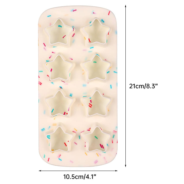Silicone Ice Cream Mold Five Star Shape Food Grade Design
