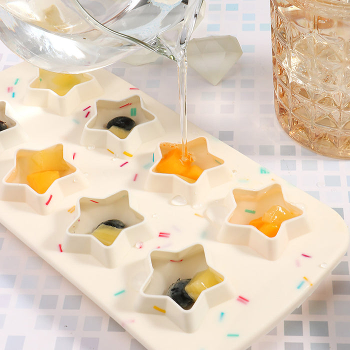 Silicone Ice Cream Mold Five Star Shape Food Grade Design
