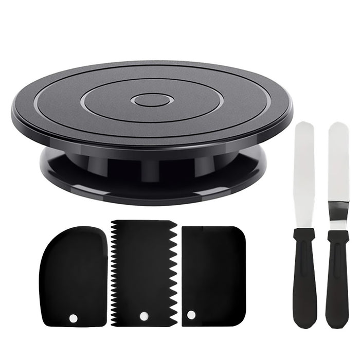6 Pcs Cake Turntable Set 10.8in with Steel Ball Bearings