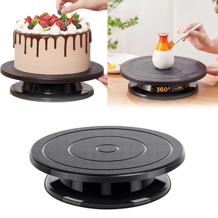 6 Pcs Cake Turntable Set 10.8in with Steel Ball Bearings