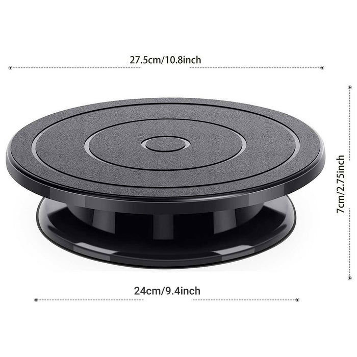 6 Pcs Cake Turntable Set 10.8in with Steel Ball Bearings