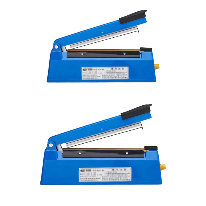 Hand Pressure Bag Sealer with 8-Speed Control ABS Blue