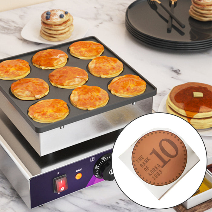 100 Pcs Gold Coin Food Packaging Boxes Round Paper Cookie Pancake Containers