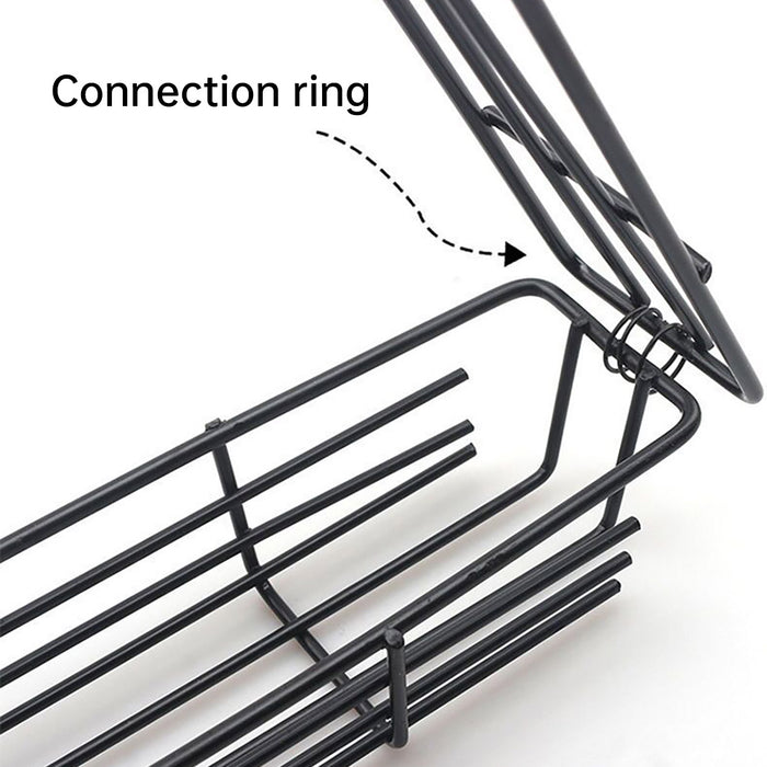 4 Pcs BBQ Grill Basket Set with Foldable Design and Wooden Handles