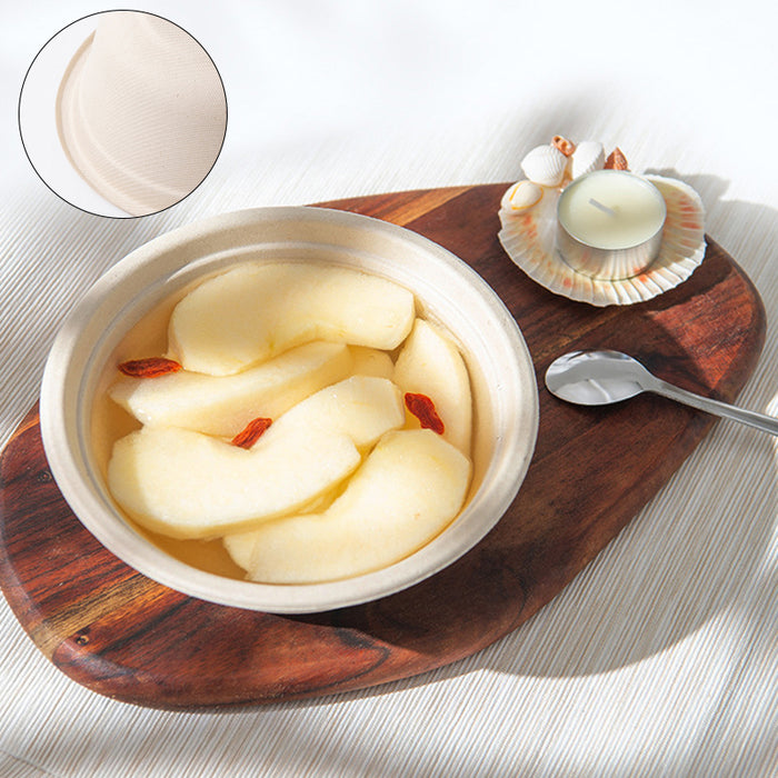 250Pcs Disposable Bagasse Bento Boxes with PP or PET Lids