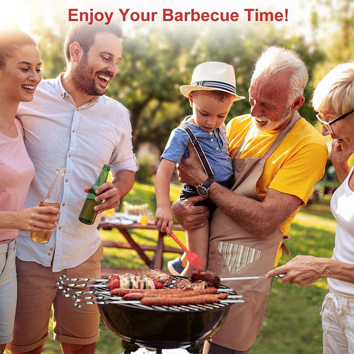 Stainless Steel BBQ Skewers 17 Inch Flat Wide Blade, 17 inches