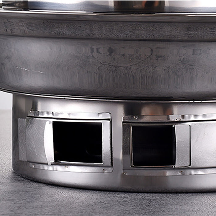 Portable Charcoal BBQ Grill Stainless Steel Medium