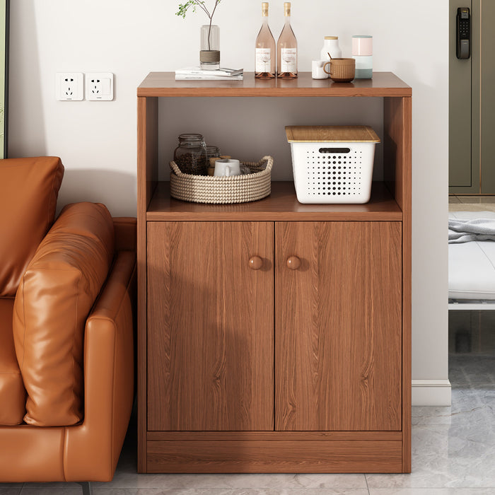 Solid Wood Colored Sideboard, 50x30x81cm