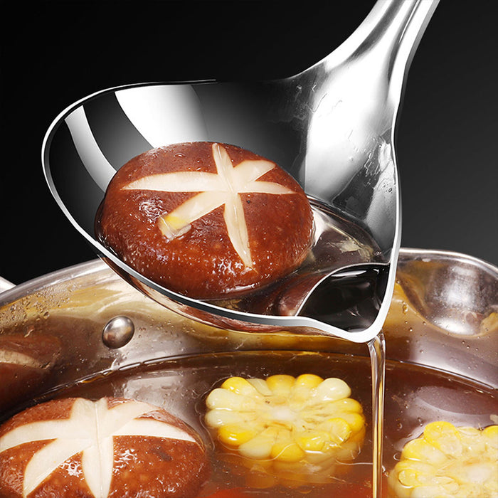 Stainless Steel Oil Separator Ladle with 2 Sizes 24cm 29cm