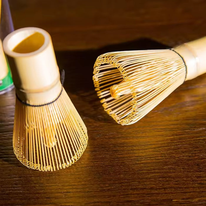 Bamboo Tea Whisk for Matcha Handcrafted with 65 80 96 Roots