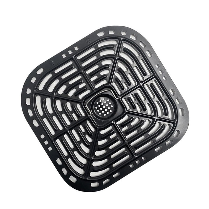 Air Fryer Steaming Plate with Corner Protectors Oil Separator 23x24cm