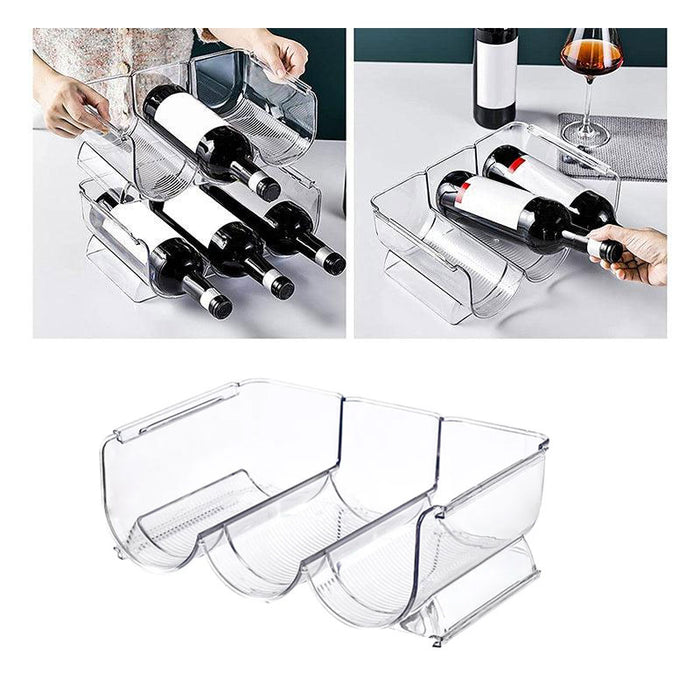 Stackable PET Bottle Storage Rack Single,Double,Triple