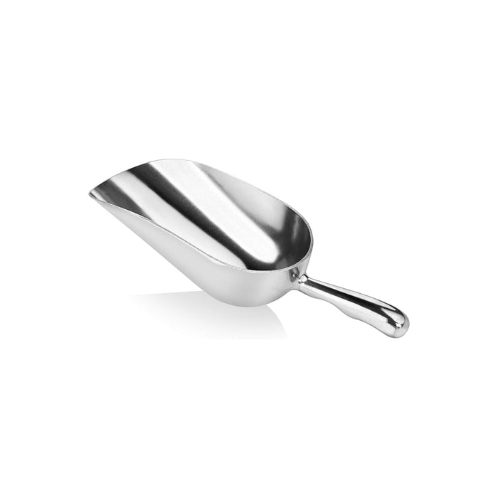 4 Sizes Cast Aluminum Scoop Silver for Ice Flour Rice