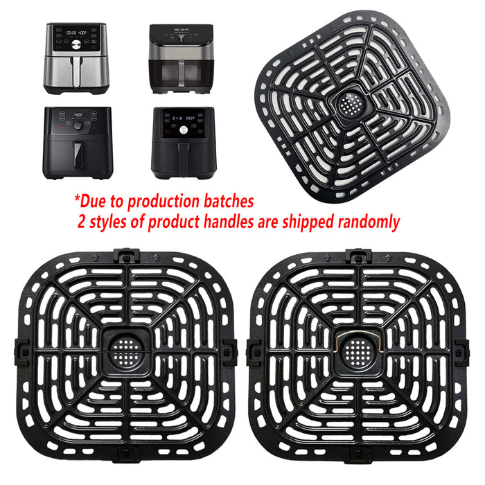 Air Fryer Steaming Plate with Corner Protectors Oil Separator 23x24cm