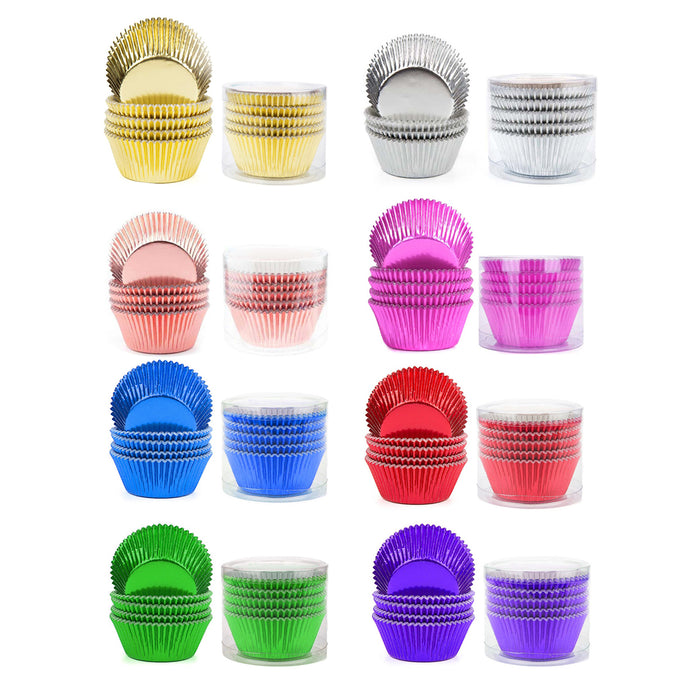 200 PCS Colored Baking Paper Cupcake Trays Muffin Liners for Party Baking