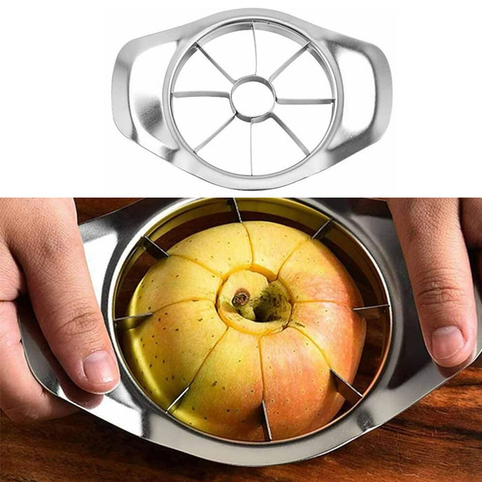 Stainless Steel Apple Corer and Slicer with Ergonomic Handles