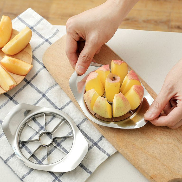Stainless Steel Apple Corer and Slicer with Ergonomic Handles