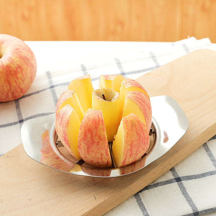 Stainless Steel Apple Corer and Slicer with Ergonomic Handles