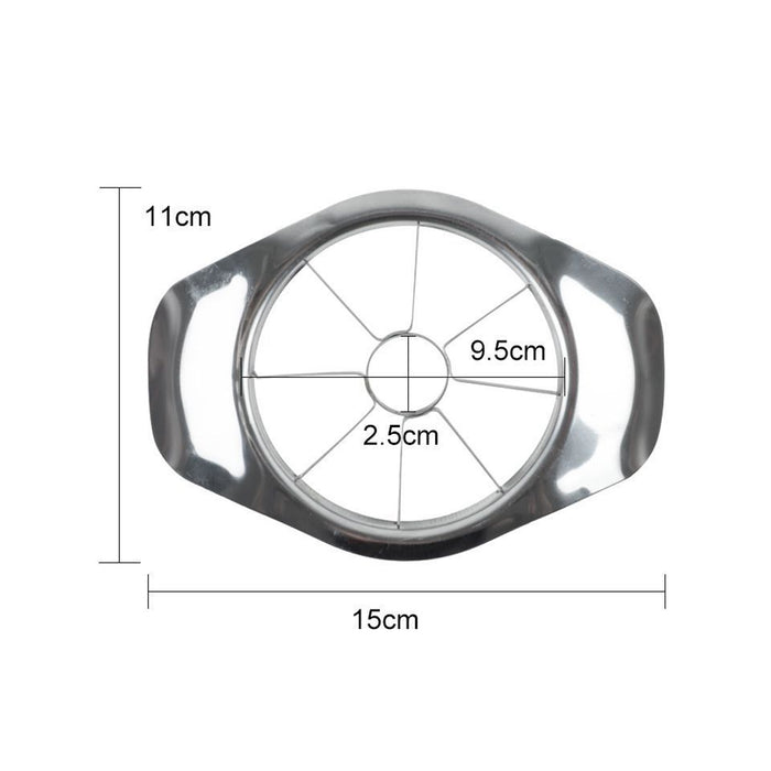 Stainless Steel Apple Corer and Slicer with Ergonomic Handles