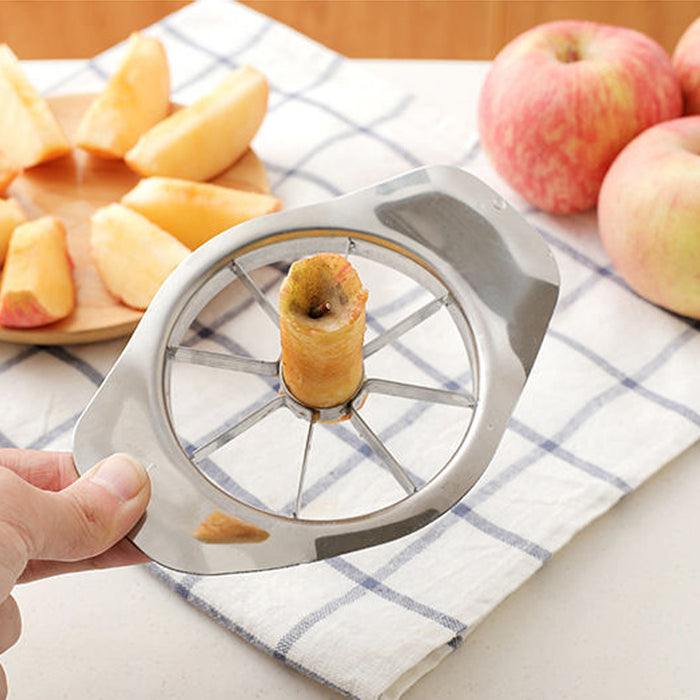 Stainless Steel Apple Corer and Slicer with Ergonomic Handles