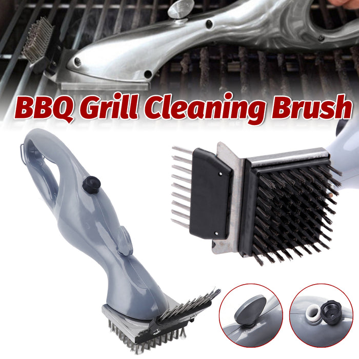 Stainless Steel BBQ Grill Cleaning Brush with Ergonomic Handle 35 x 6 x 9.5 cm