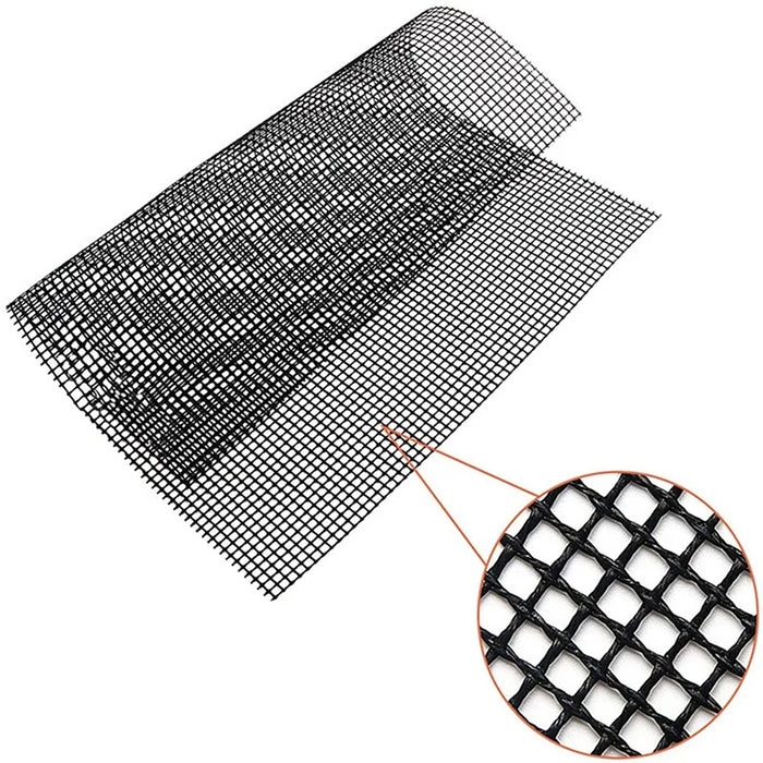 Non-Stick BBQ Grill Mat Teflon Fiberglass Reusable Up to 260°C 2 Sizes 3 / 6 / 10 Pcs