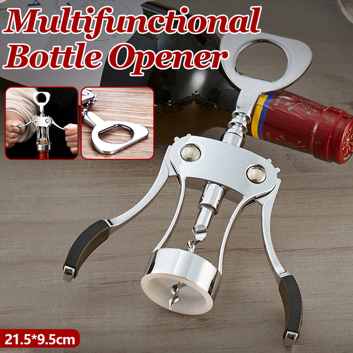 Multi Function Bottle Opener Zinc Alloy Silver for Bar