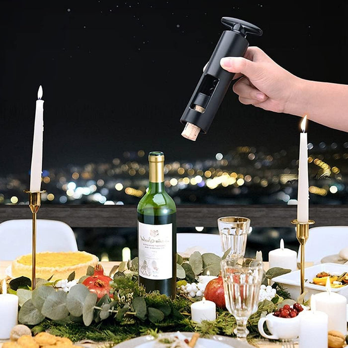 Pen-Shaped Air Pressure Wine Bottle Opener with Foil Cutter