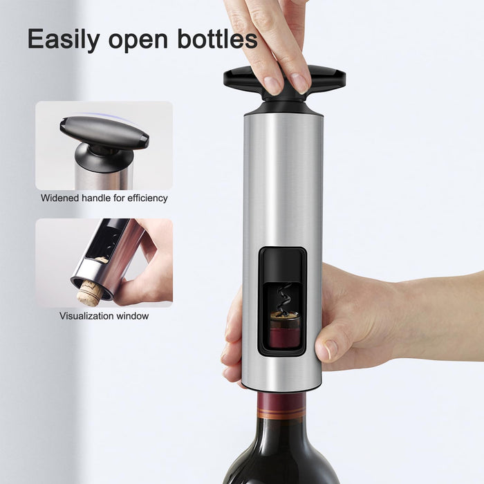 Pen-Shaped Air Pressure Wine Bottle Opener with Foil Cutter