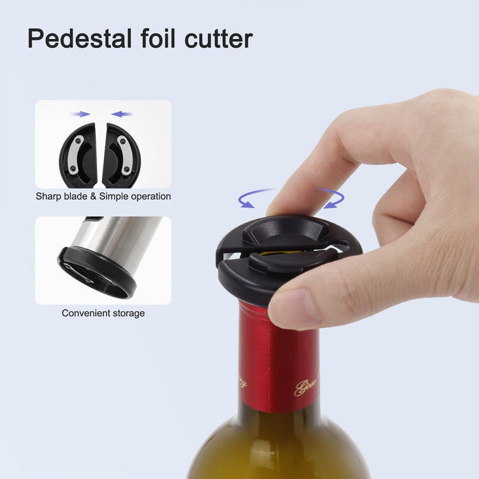 Pen-Shaped Air Pressure Wine Bottle Opener with Foil Cutter