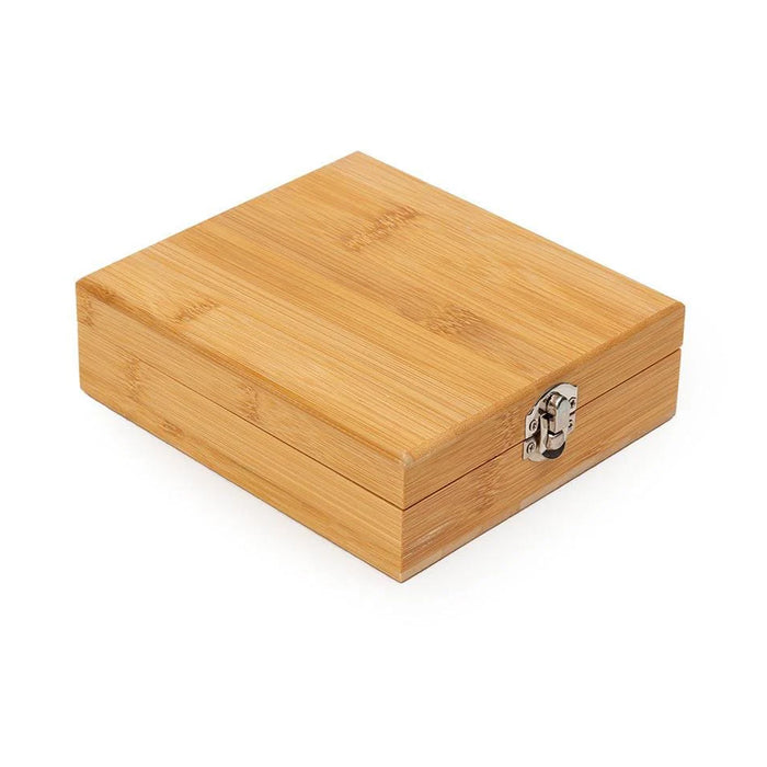 4-in-1 Wine Opener Set with Bamboo Box Stainless Steel