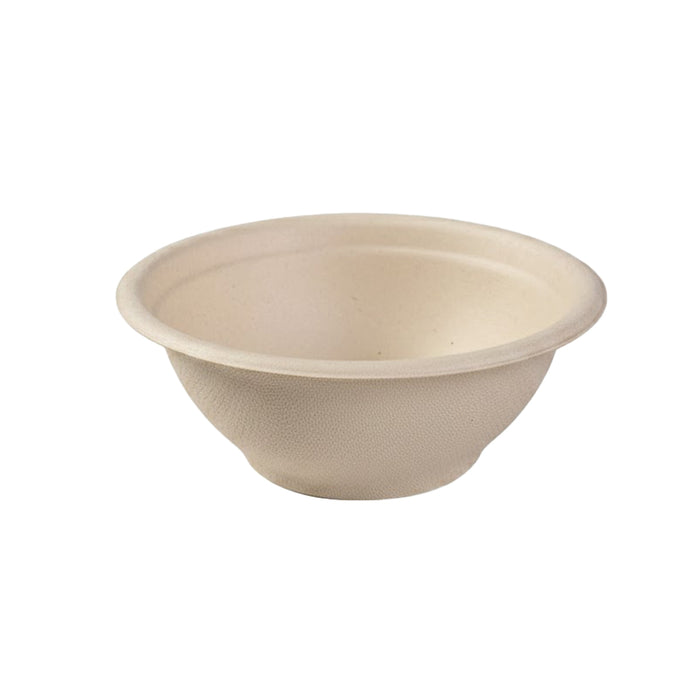 100 Pcs Sugarcane Fibre Paper Bowls Waterproof Oil Proof