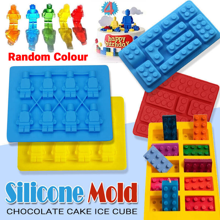 Lego-Inspired Silicone Baking Ice Tray Mould