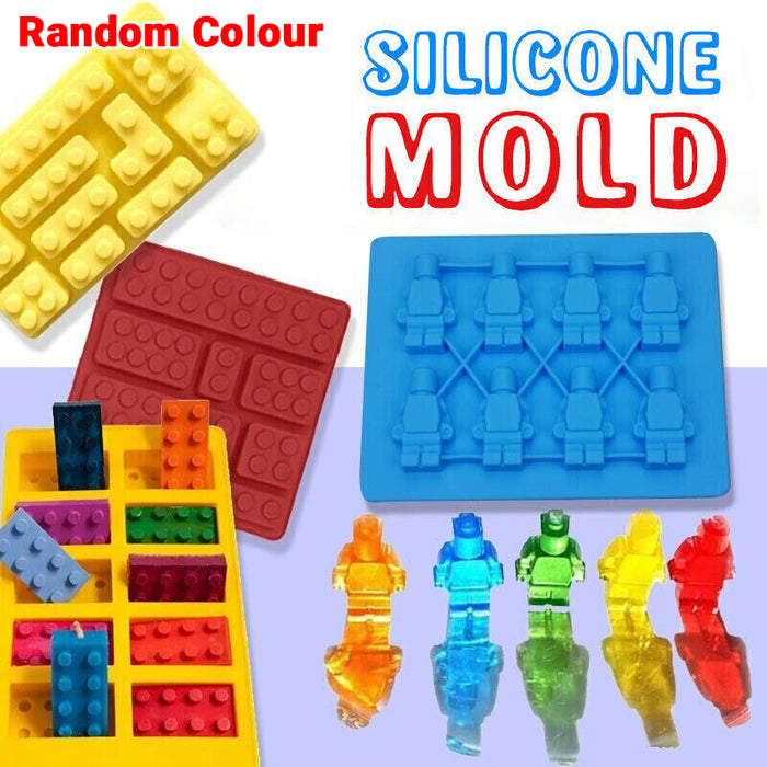 Lego-Inspired Silicone Baking Ice Tray Mould
