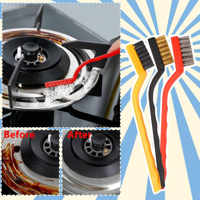 7 Inch Gas Stove Kitchen Multifunctional Cleaning Brush