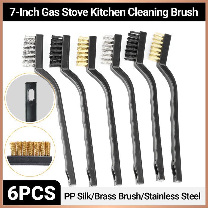 7 Inch Gas Stove Kitchen Multifunctional Cleaning Brush